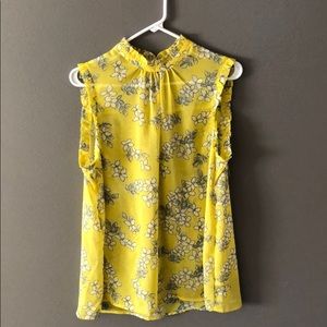 Who what wear yellow floral top